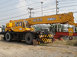 ให้เช่ารถเครนแบบRough Terrain Crane 50 ton Model : KOBELCO RK500