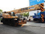 ให้เช่ารถเครนแบบRough Terrain Crane 25 ton Model : TADANO TR250M