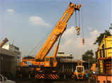 ให้เช่ารถเครนแบบTruck crane 160 ton Model : TADANO TG1600M